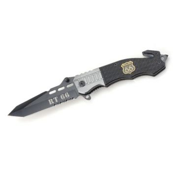 " RT-66 " Rescue Style Action Assist Knife 4.5" Closed